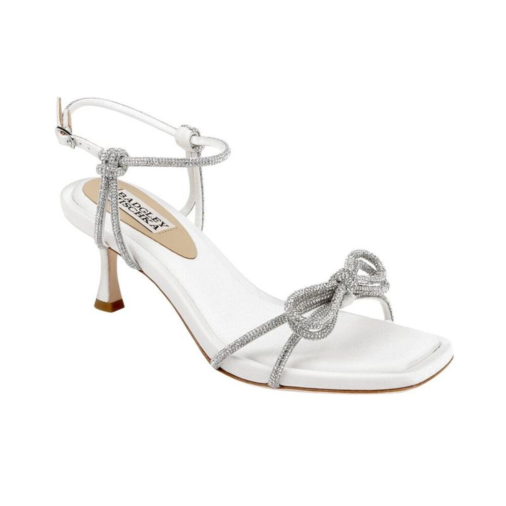 Badgley Mischka Dandelion Sandal, White